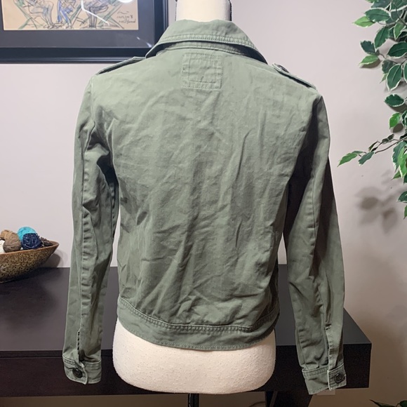 Forever 21 Army Green Jacket Size S - Picture 3 of 5